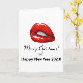 vrolijk kerstfeest! Kaart (Gele Bloem)