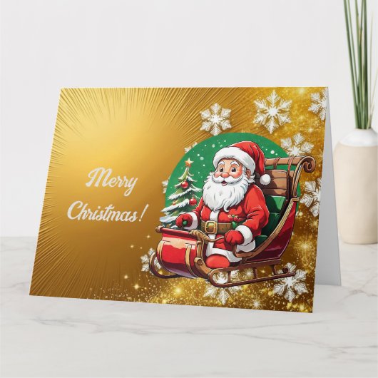 Vrolijk kerstfeest! kaart (Voorkant)