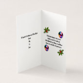 Vrolijk kerstfeest kaart (Binnen)