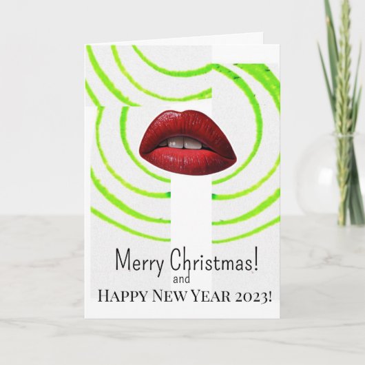 vrolijk kerstfeest! Kaart (Voorkant)