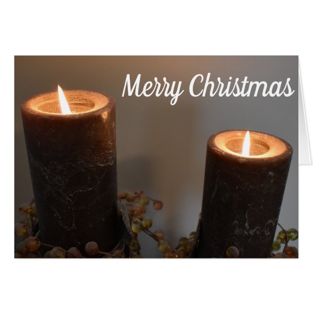 Vrolijk kerstfeest, kaart (Voorkant Horizontaal)