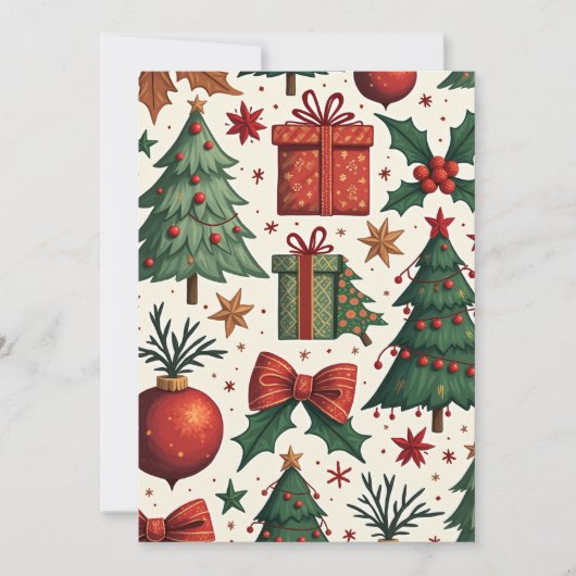 Vrolijk kerstfeest Kaart 2 (Voorkant)