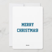 Vrolijk kerstfeest Kaart Bauble (Achterkant)