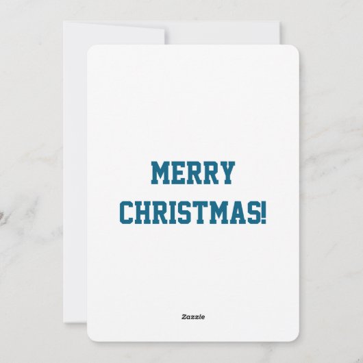 Vrolijk kerstfeest Kaart Bauble (Achterkant)