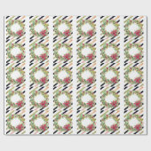 vrolijk kerstfeest! Kaart Cadeaupapier (Vlak)