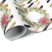 vrolijk kerstfeest! Kaart Cadeaupapier (Rol Hoek)