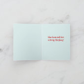 Vrolijk kerstfeest Kaart - Eten, slapen, en wees V (Binnen)