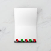 Vrolijk Kerstfeest Kaart Football Helm (Binnen)