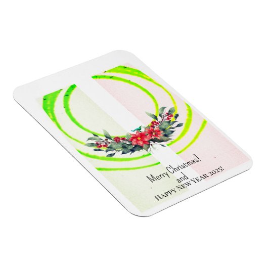 vrolijk kerstfeest! Kaart Magneet (Rechterzijde)