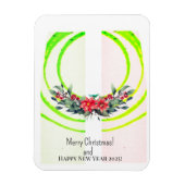 vrolijk kerstfeest! Kaart Magneet (Verticaal)