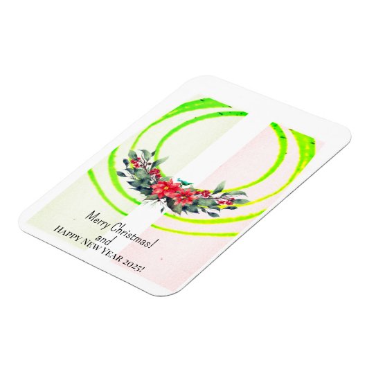 vrolijk kerstfeest! Kaart Magneet (Linkerzijde)