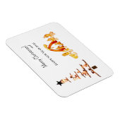 vrolijk kerstfeest! Kaart Magneet (Rechterzijde)