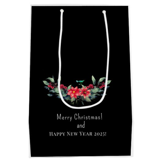 vrolijk kerstfeest! Kaart Medium Cadeauzakje (Achterkant)