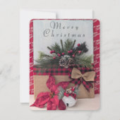 Vrolijk kerstfeest Kaart Notitiekaartje (Voorkant)