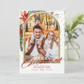 Vrolijk kerstfeest Kaart op kerstfeest (Staand voorkant)