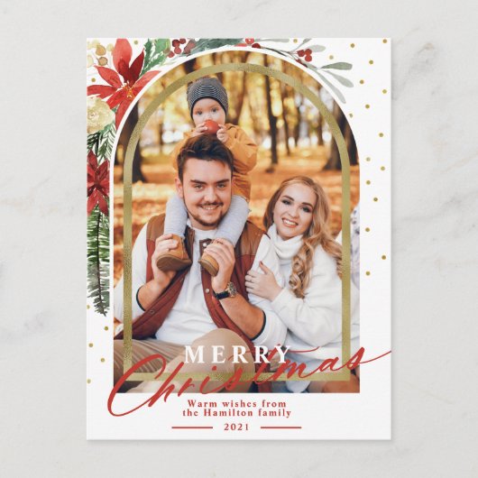 Vrolijk kerstfeest Kaart op kerstfeest (Voorkant)