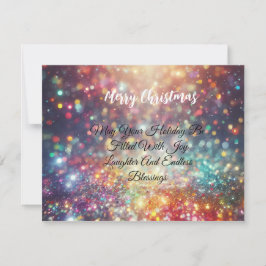 Vrolijk kerstfeest Kaart/Wenskaart Notitiekaartje