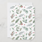 Vrolijk Kerstfeest Kalligrafie Sage Green 6 Foto's Feestdagenkaart (Achterkant)