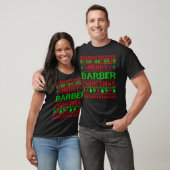 Vrolijk kerstfeest kapper cadeau t-shirt (Unisex)