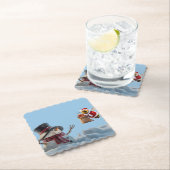 Vrolijk kerstfeest kartonnen onderzetters (Insitu)