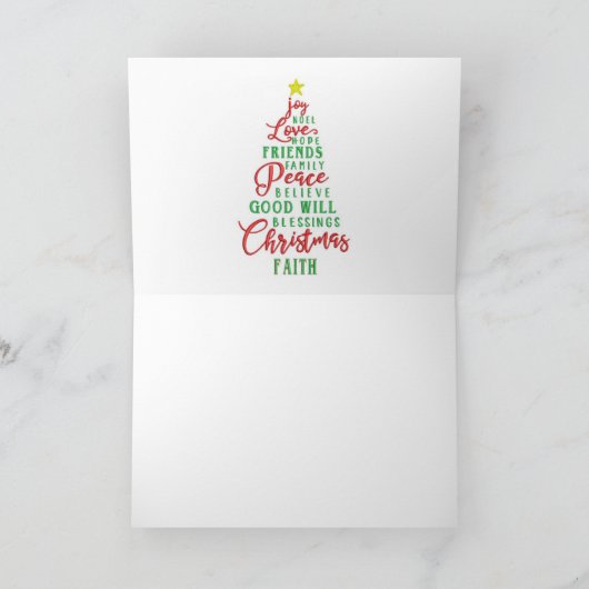 Vrolijk Kerstfeest Kat & Hond Feestdagen Kaart (Binnen)