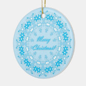 vrolijk kerstfeest keramisch ornament (Links)