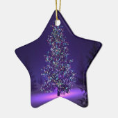 Vrolijk kerstfeest keramisch ornament (Links)