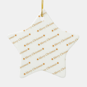 Vrolijk kerstfeest keramisch ornament