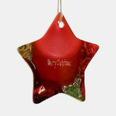 Vrolijk kerstfeest keramisch ornament (Rechts)