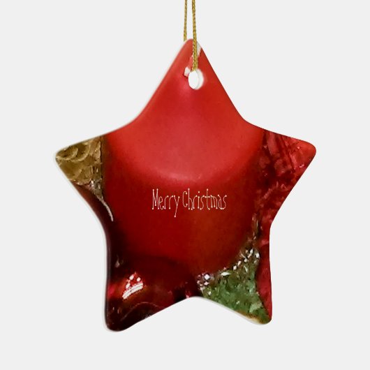 Vrolijk kerstfeest keramisch ornament (Rechts)