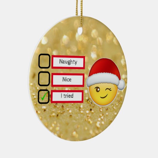 Vrolijk kerstfeest keramisch ornament (Rechts)