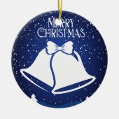 Vrolijk kerstfeest keramisch ornament (Voorkant)