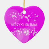 Vrolijk kerstfeest keramisch ornament (Achterkant)