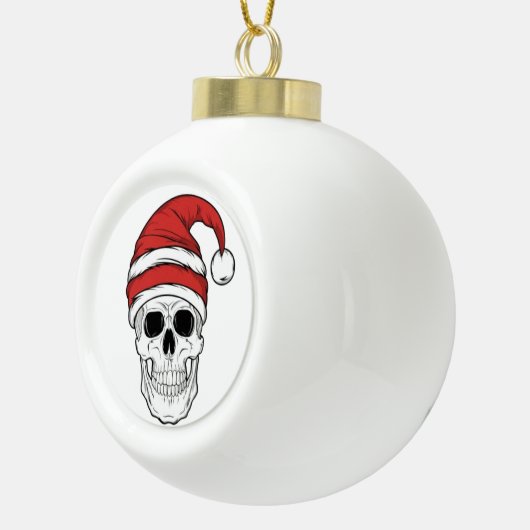 Vrolijk kerstfeest keramische bal ornament (Rechts)