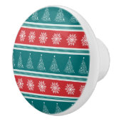 Vrolijk kerstfeest keramische knop (Rechts)