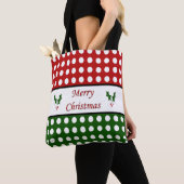 Vrolijk kerstfeest - kerst Canvas tas (Dichtbij)