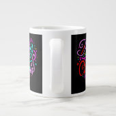 Vrolijk kerstfeest - Kerst Design Grote Koffiekop (Achterkant)