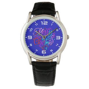 Vrolijk kerstfeest - Kerst Design Horloge