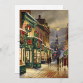 Vrolijk kerstfeest - kerst Kaart (Voorkant / Achterkant)