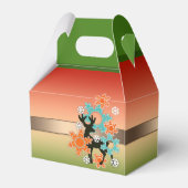 Vrolijk kerstfeest, kerst, kerstdecor bedankdoosjes (Achterkant)