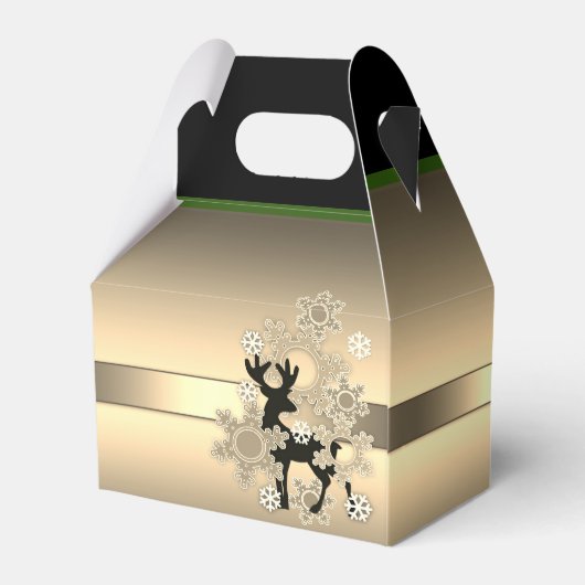 Vrolijk kerstfeest, kerst, kerstdecor bedankdoosjes (Achterkant)