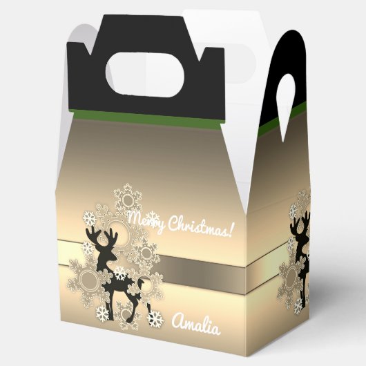 Vrolijk kerstfeest, kerst, kerstdecor bedankdoosjes (Geopend)