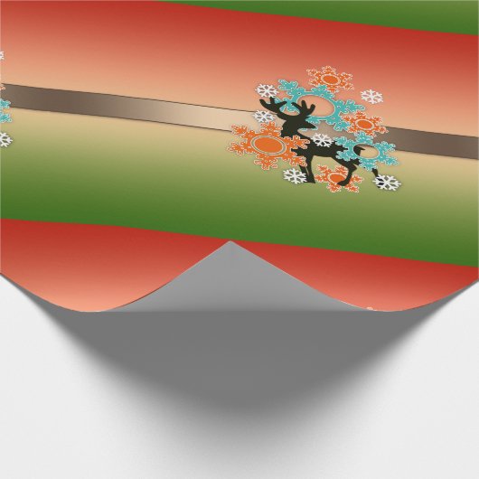 Vrolijk kerstfeest, kerst, kerstdecor cadeaupapier (Hoek)