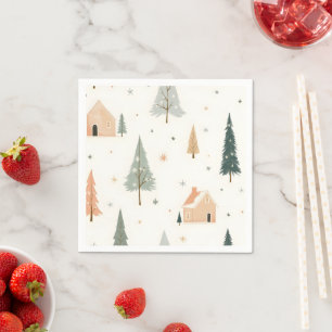 vrolijk kerstfeest! Kerst servetten. Servet