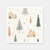 vrolijk kerstfeest! Kerst servetten. Servet (Voorkant)