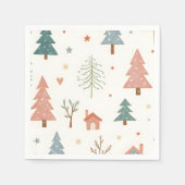 vrolijk kerstfeest! Kerst servetten. Servet (Voorkant)