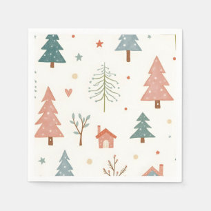 vrolijk kerstfeest! Kerst servetten. Servet