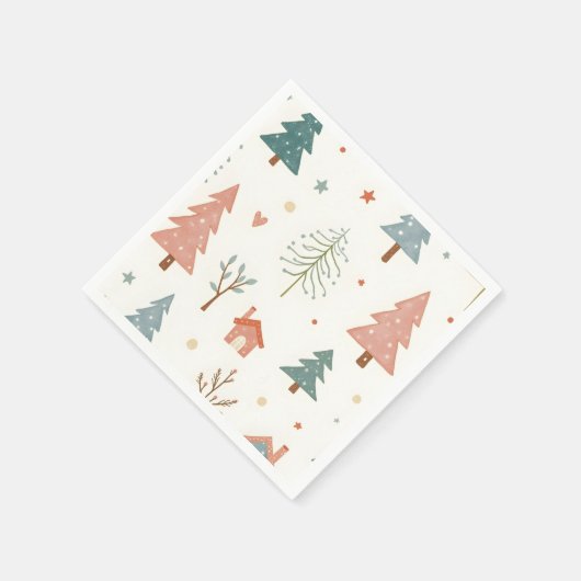 vrolijk kerstfeest! Kerst servetten. Servet (Hoek)