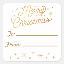 VROLIJK KERSTFEEST / KERST STICKER LABELS