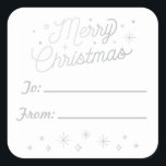 VROLIJK KERSTFEEST / KERST STICKER LABELS<br><div class="desc">Een op maat ontworpen Kerst stickers geschenk Label dat u kunt op maat gemaakt net op tijd voor de feestdagen! Geïnspireerd door de kerstliedjes uit het kerstverleden, is de tekst "We Wish You a Merry Christmas" een geweldige manier om feestvreugde uit te drukken aan een speciale geliefde of vriend. U...</div>